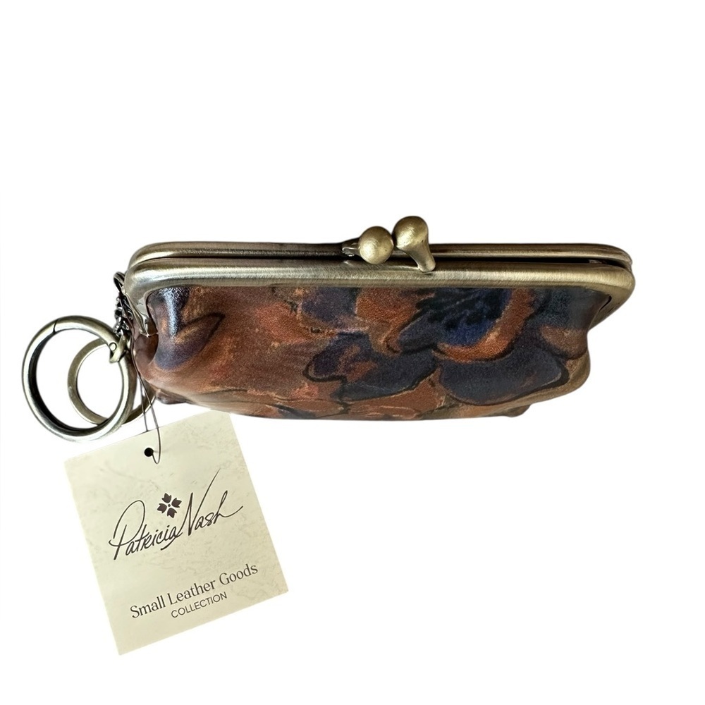 Patricia Nash Leather Borse Frame Coin Purse - Picture 5 of 8